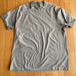 Lulu lemon men's grey athletic shirt